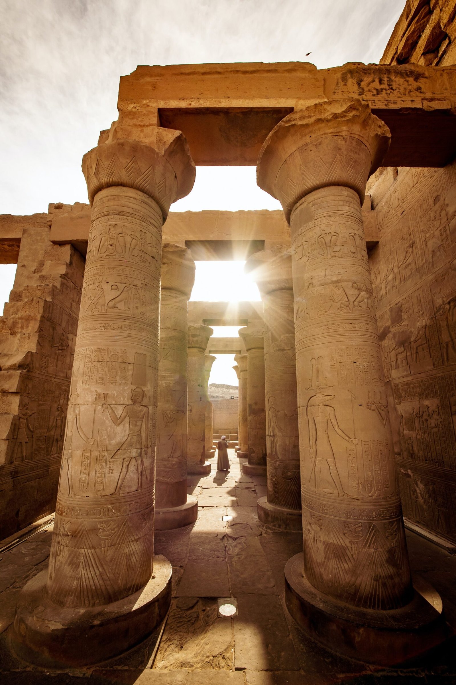 Colonnes d’un temple égyptien